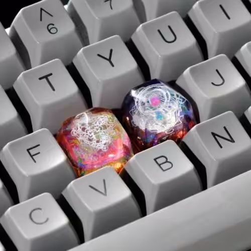 Jelly Key Artisan Resin Keycaps For Mechanical Keyboards 068