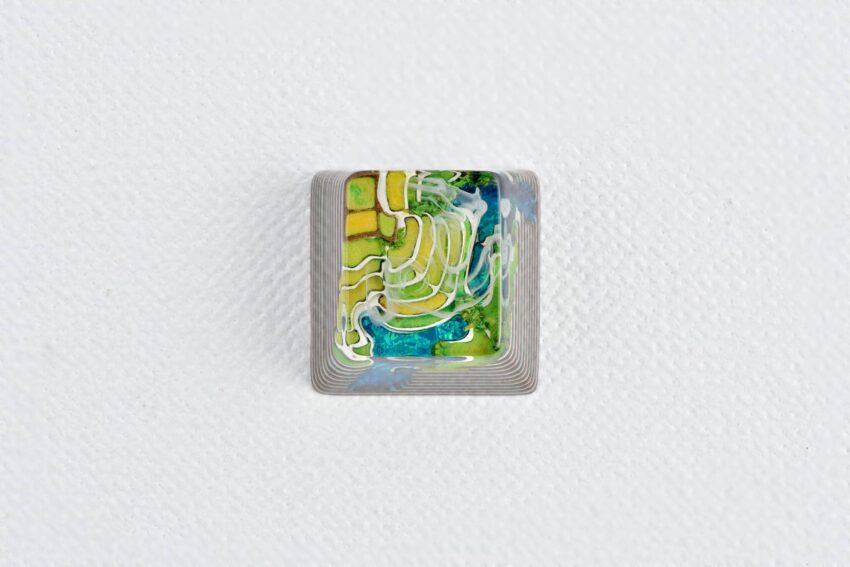 Artifact series – Seasonal terraced field artisan keycaps - Jelly Key