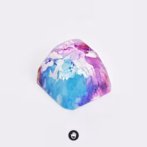 Meditation Gems artisan keycaps series