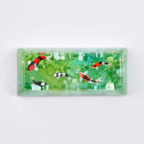 Zen Pond Spacebar/Enter/Shift artisan keycaps