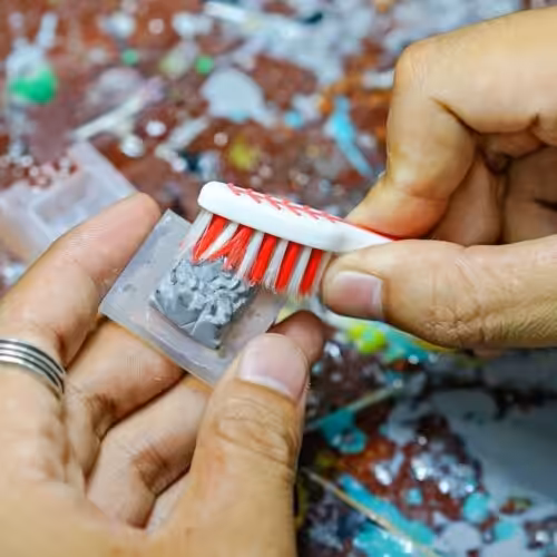 The Making of Jelly Key Shangri La Flows artisan keycap