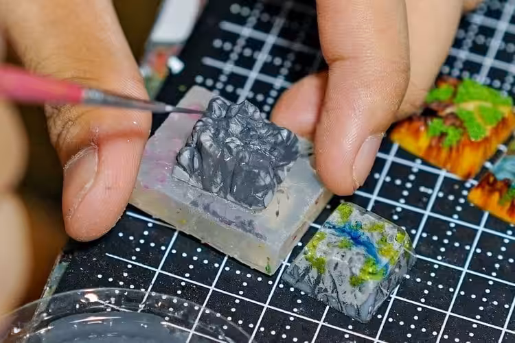 The Making of Jelly Key Shangri La Flows artisan keycap