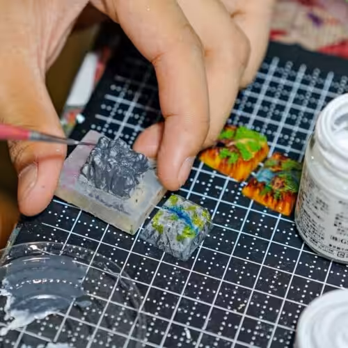 The Making of Jelly Key Shangri La Flows artisan keycap