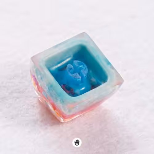 The Immense Ocean series – World of Coral artisan keycaps by Jelly Key