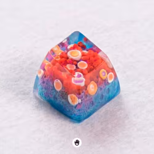 The Immense Ocean series – World of Coral artisan keycaps by Jelly Key