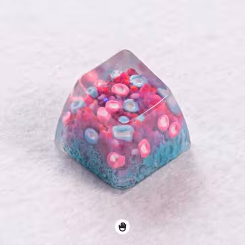 The Immense Ocean series – World of Coral artisan keycaps by Jelly Key