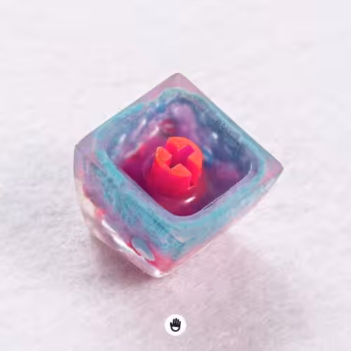The Immense Ocean series – World of Coral artisan keycaps by Jelly Key