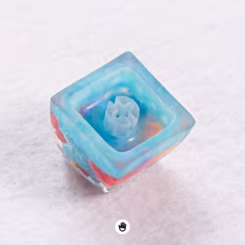 The Immense Ocean series – World of Coral artisan keycaps by Jelly Key