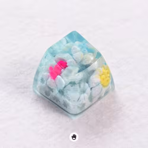 The Immense Ocean series – World of Coral artisan keycaps by Jelly Key