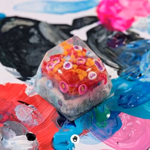 The Immense Ocean series – World of Coral artisan keycaps by Jelly Key