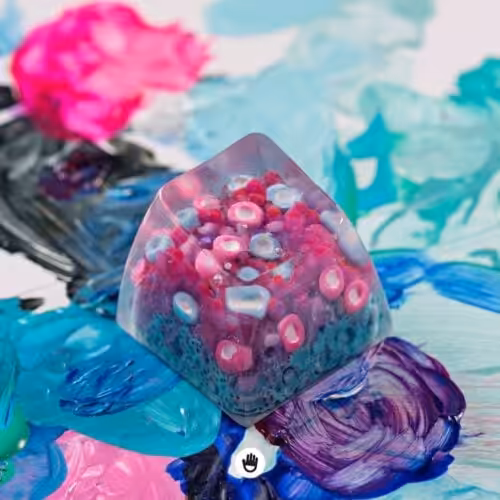 The Immense Ocean series – World of Coral artisan keycaps by Jelly Key