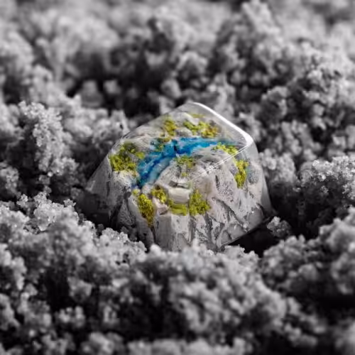 Shangri La Flows artisan keycap series by Jelly Key