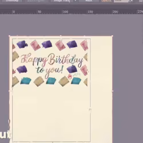 Jelly Key birthday card & how we made it