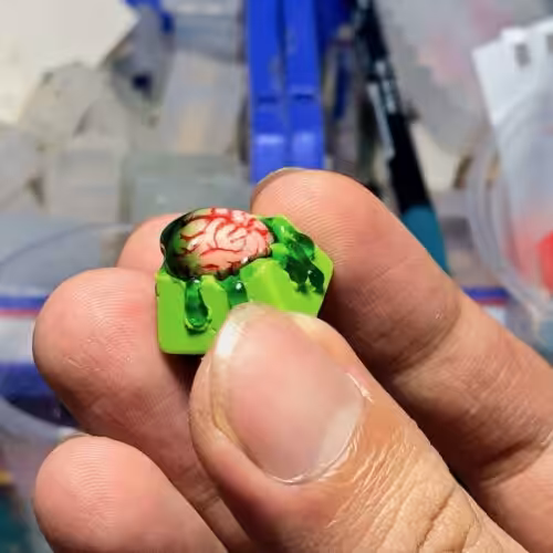 Land of the Dead artisan keycap