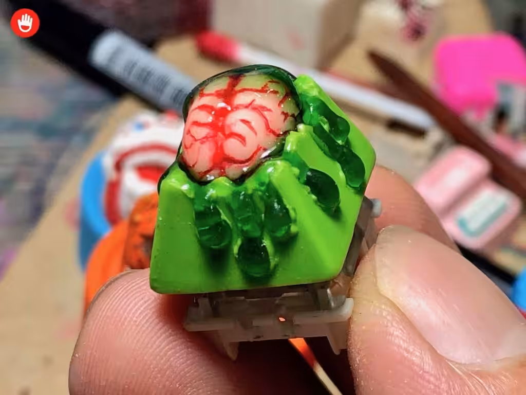 Land of the Dead artisan keycap
