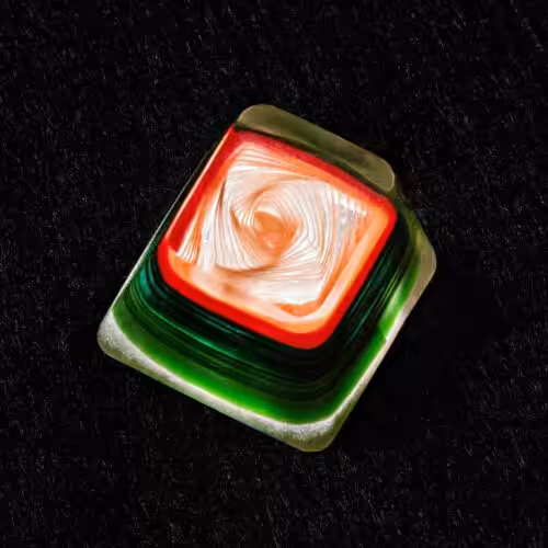 JingleKey artisan keycap by Jelly Key