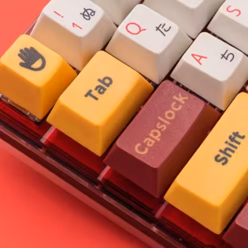 Novelties Red Tone keycap set by Jelly Key