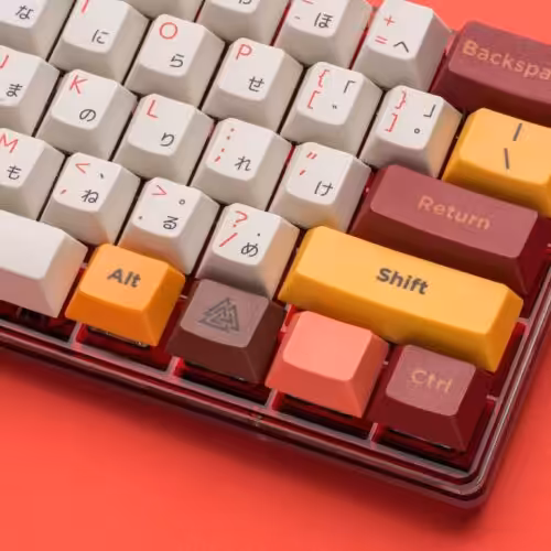Novelties Red Tone keycap set by Jelly Key