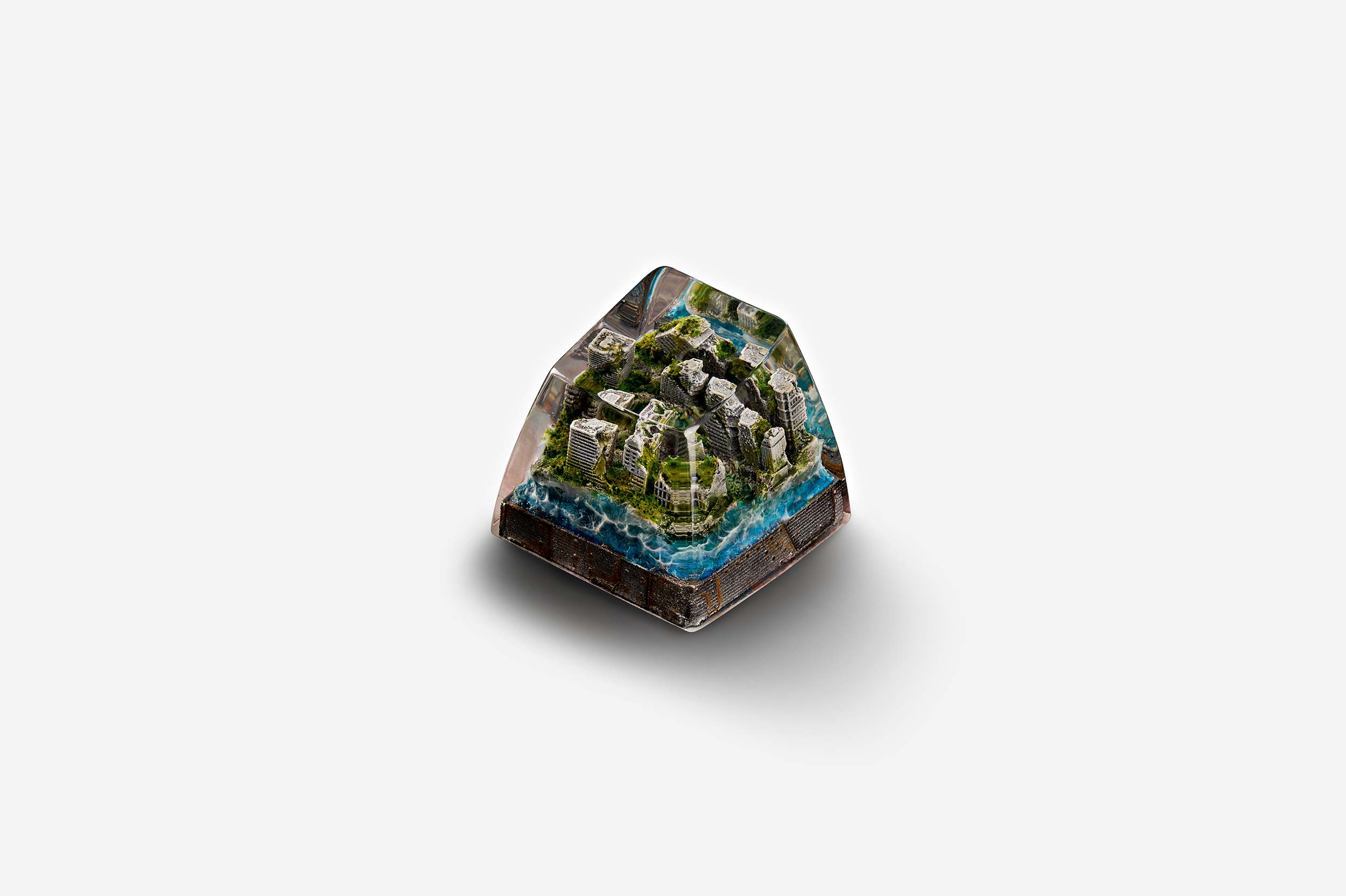 Lost cities 2 - City of Catastrophe artisan keycap - Jelly Key