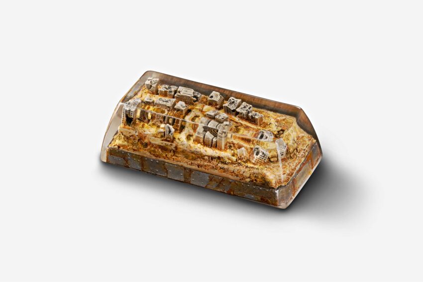 Lost cities 2 - City of Catastrophe artisan keycap - Jelly Key