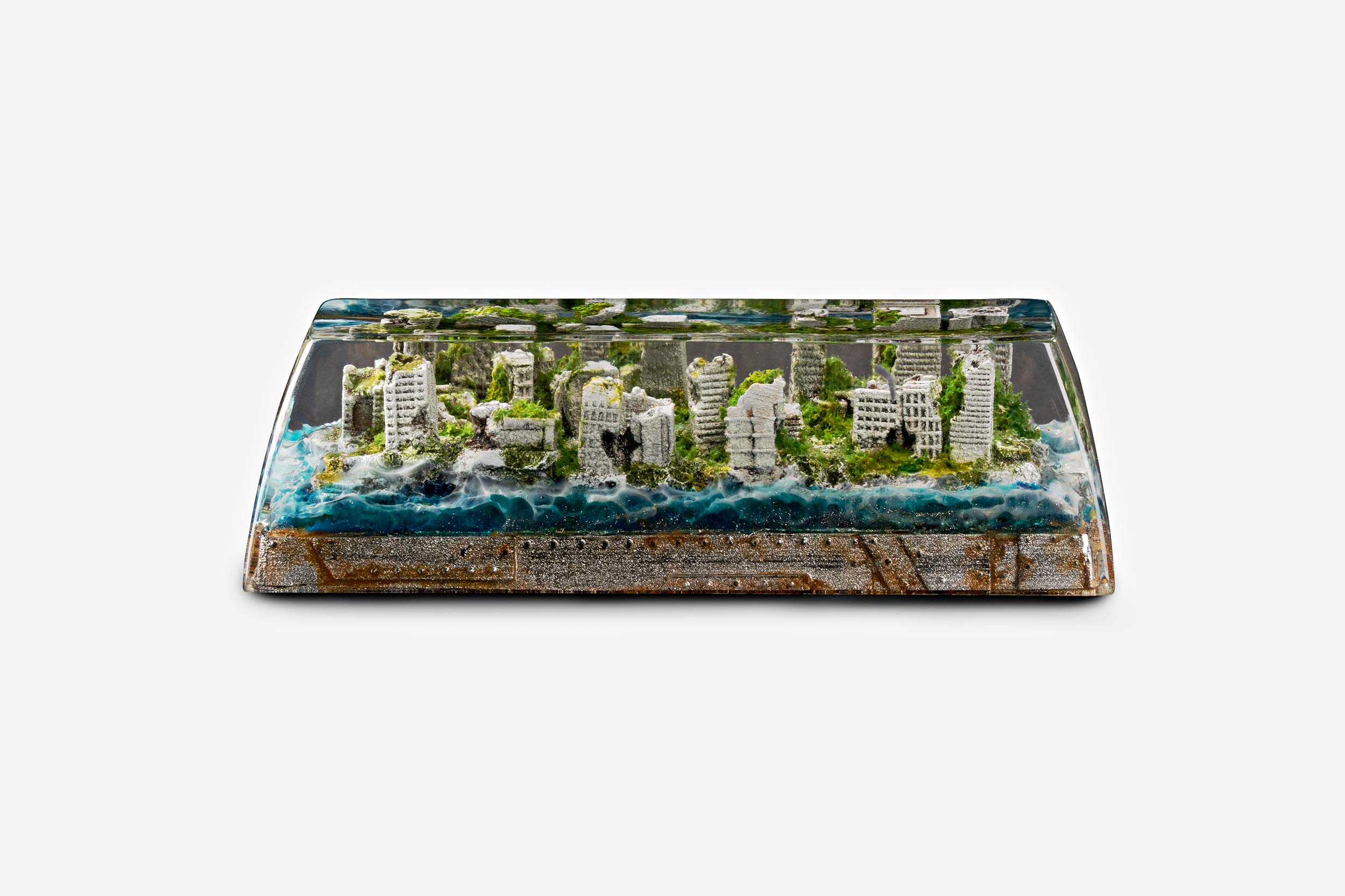 Lost cities 2 - City of Catastrophe artisan keycap - Jelly Key
