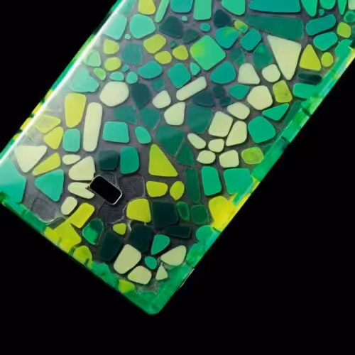 Serenity – Mosaic keyboard case - artisan keycap by Jelly Key