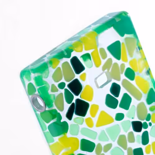 Serenity – Mosaic keyboard case - artisan keycap by Jelly Key