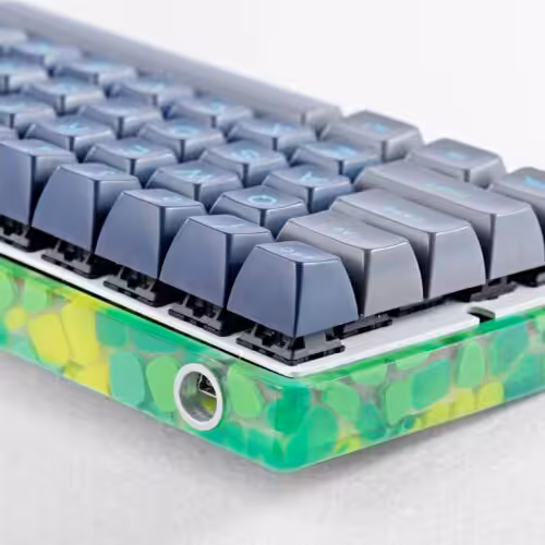 Serenity – Mosaic keyboard case - artisan keycap by Jelly Key