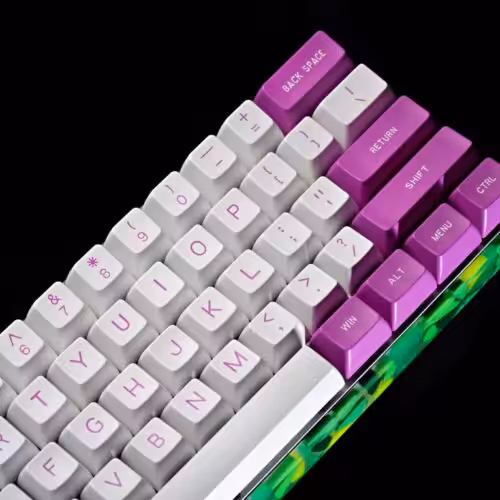 Serenity – Mosaic keyboard case - artisan keycap by Jelly Key