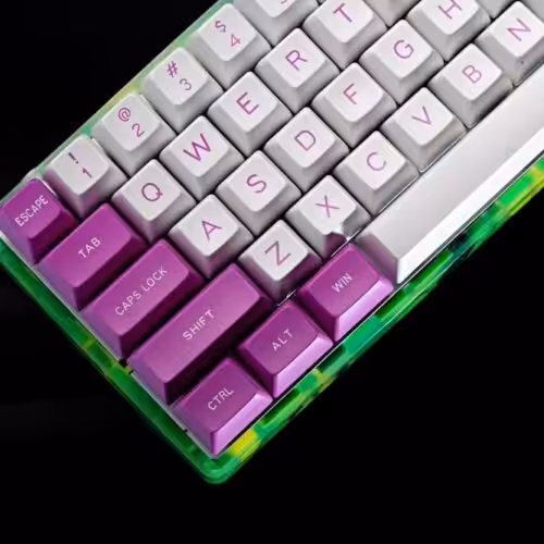 Serenity – Mosaic keyboard case - artisan keycap by Jelly Key