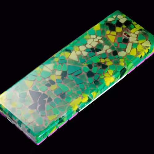 Serenity – Mosaic keyboard case - artisan keycap by Jelly Key
