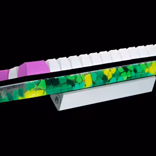 Serenity – Mosaic keyboard case - artisan keycap by Jelly Key