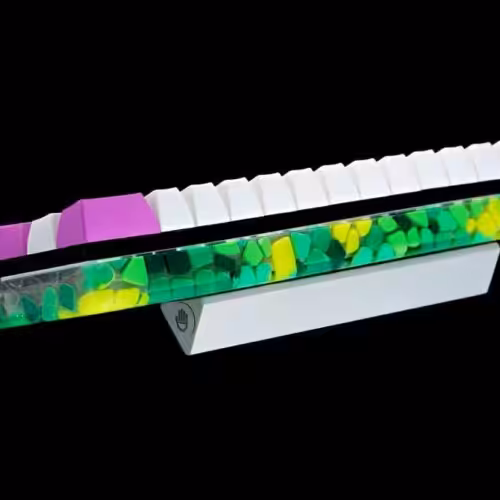 Serenity – Mosaic keyboard case - artisan keycap by Jelly Key