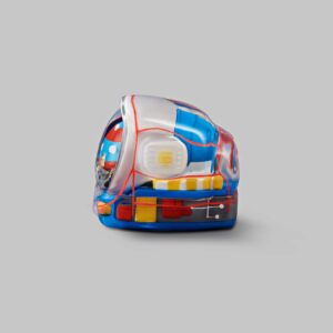 retro tv series – life on planets artisan keycap 051