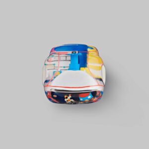 retro tv series – life on planets artisan keycap 054