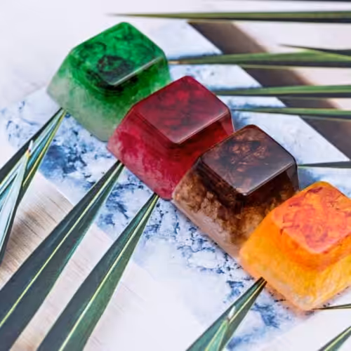 Syrup & Shaved Ice series artisan keycap by Jelly Key
