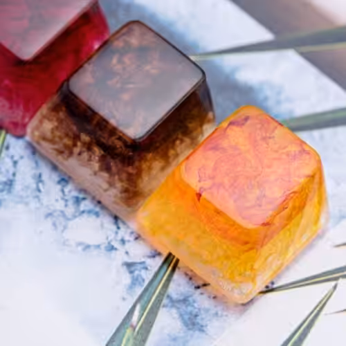 Syrup & Shaved Ice series artisan keycap by Jelly Key