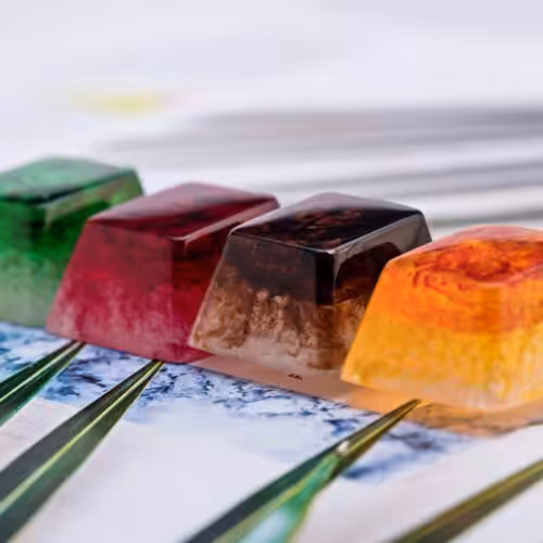 Syrup & Shaved Ice series artisan keycap by Jelly Key