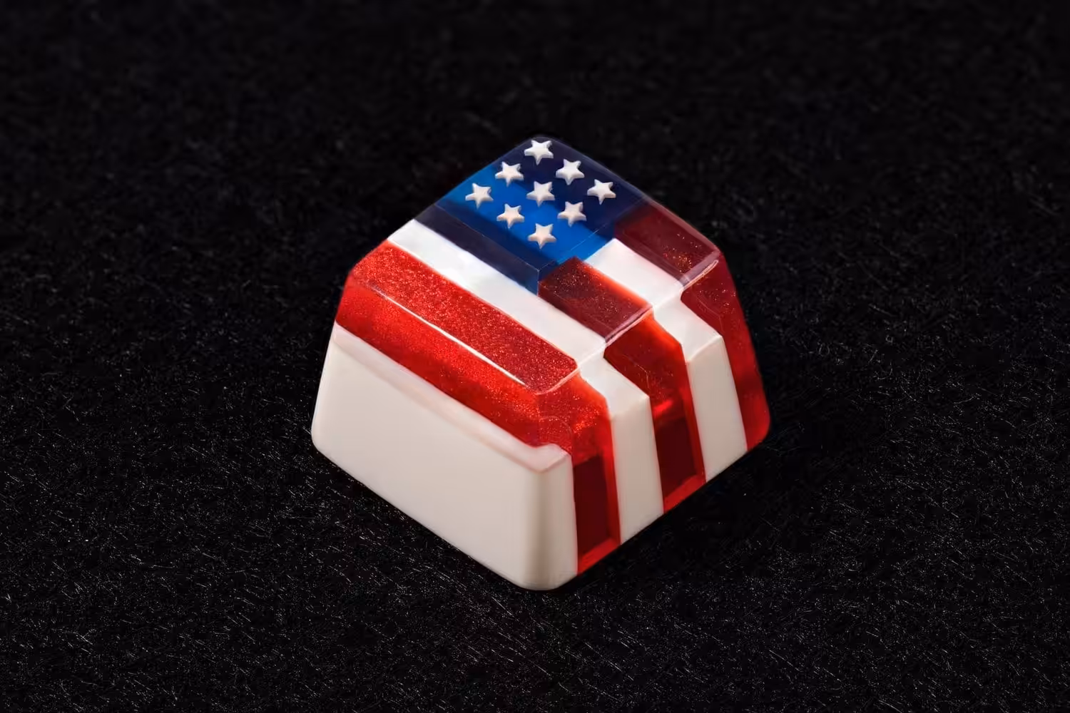 USA Flag artisan keycap by Jelly Key