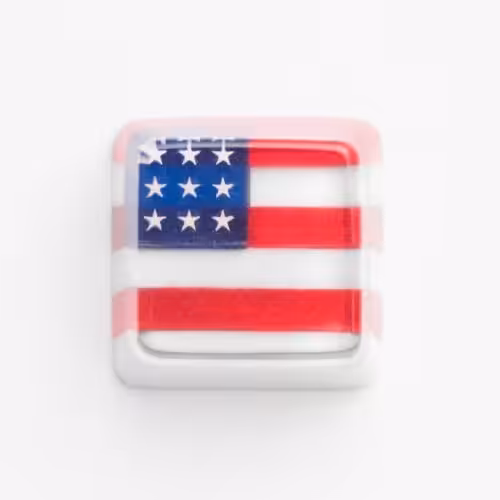 USA Flag artisan keycap by Jelly Key