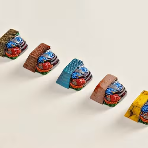anatomy custom keycaps 018