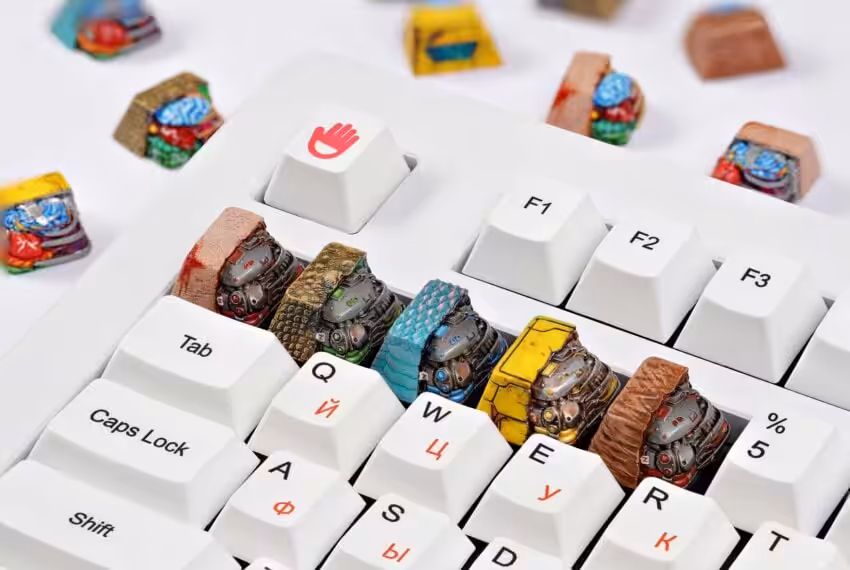 anatomy custom keycaps 034