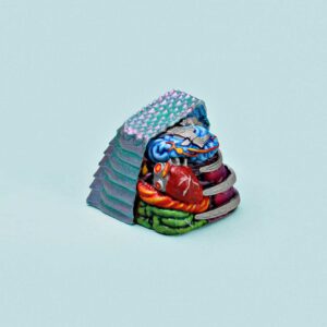 anatomy custom keycaps 082