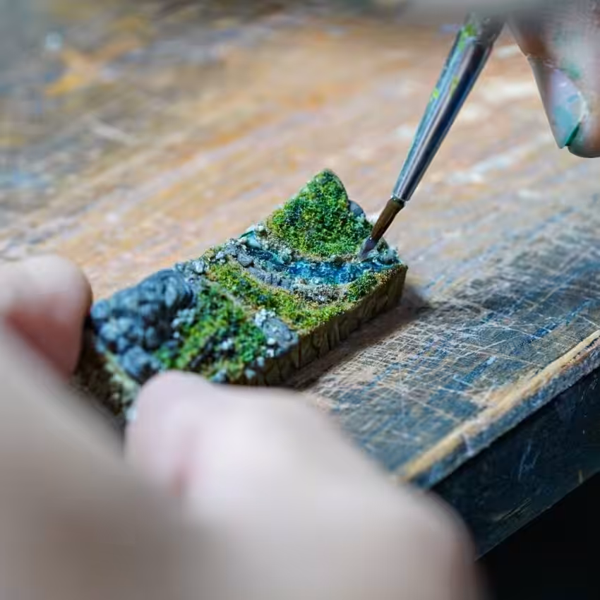 Born of Forest artisan keycaps