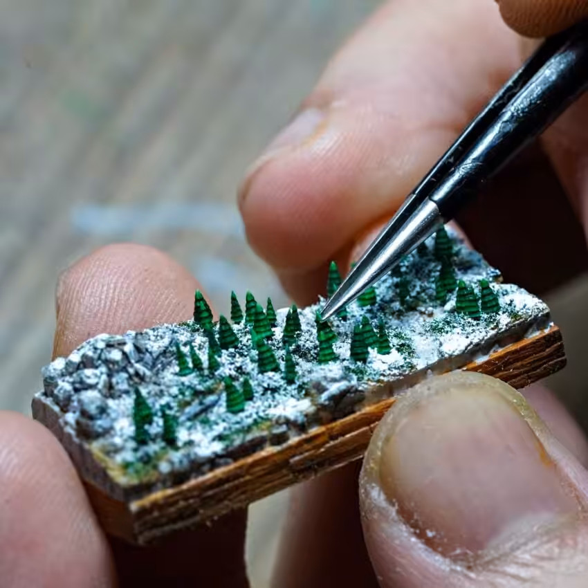 Born of Forest artisan keycaps
