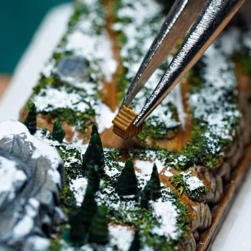 Born of Forest artisan keycaps
