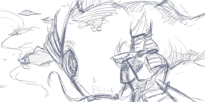 Artwork Koi Artisan Keycaps Sketch 1