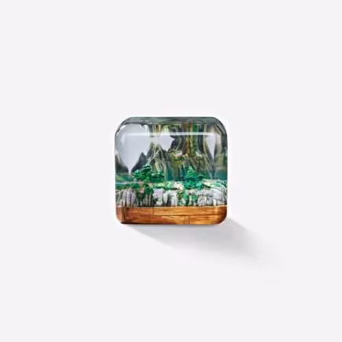 born of forest listens custom keycaps 0013