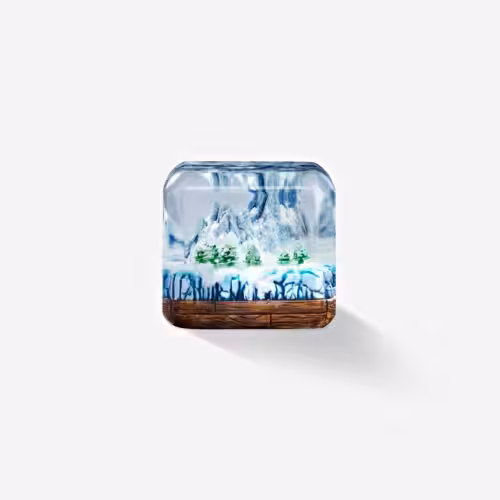 born of forest listens custom keycaps 0031