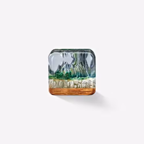 born of forest listens custom keycaps 0049
